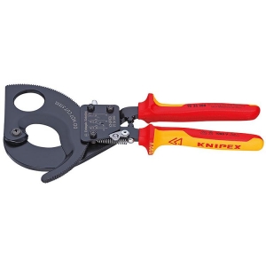 Knipex 95 36 280 Cable Cutter Ratchet Principle 3-Stage 280mm VDE